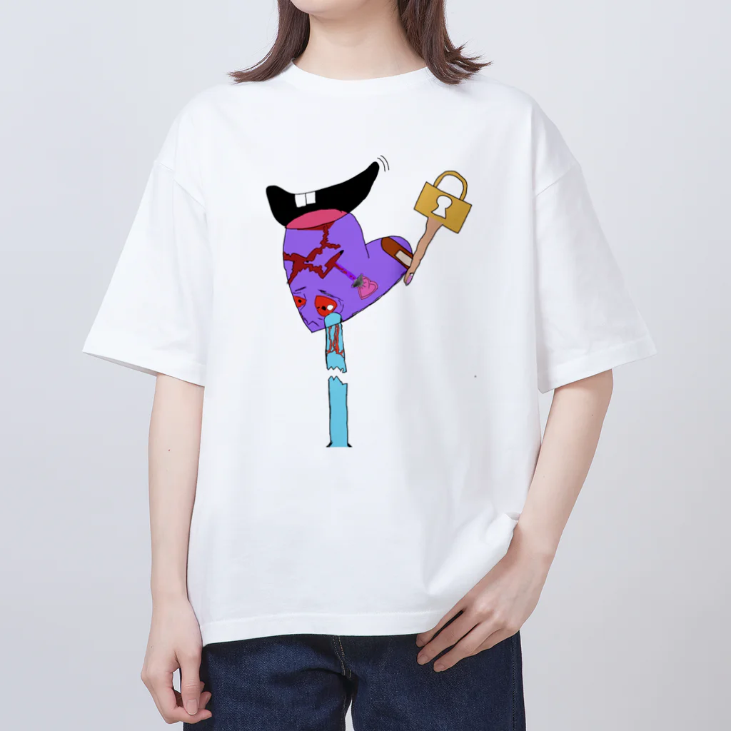 トゥースさんのお店の覗いちゃった君 Oversized T-Shirt