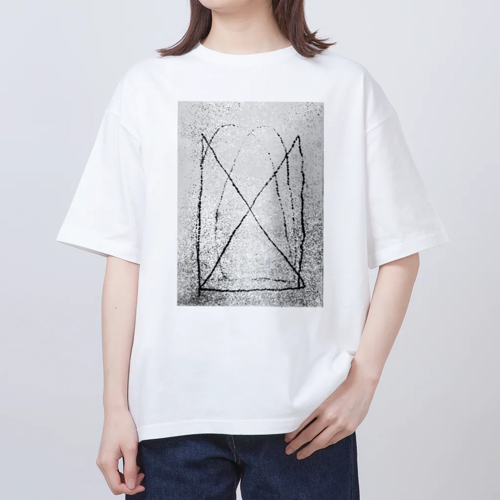 はやかわの3本足のスキップ#004 Oversized T-Shirt