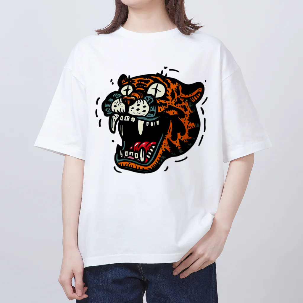 モンスターカスタムの■モンスタータイガー【トラTiger】 オーバーサイズTシャツ