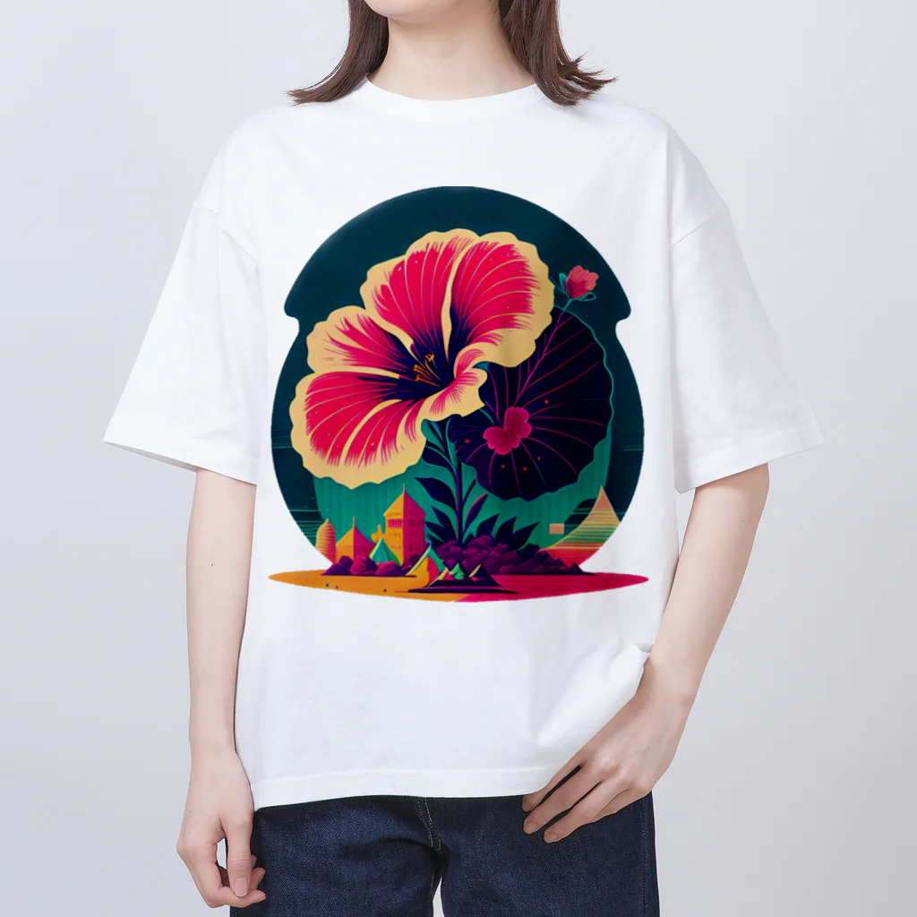 ozのハイビスカス🌺 Oversized T-Shirt