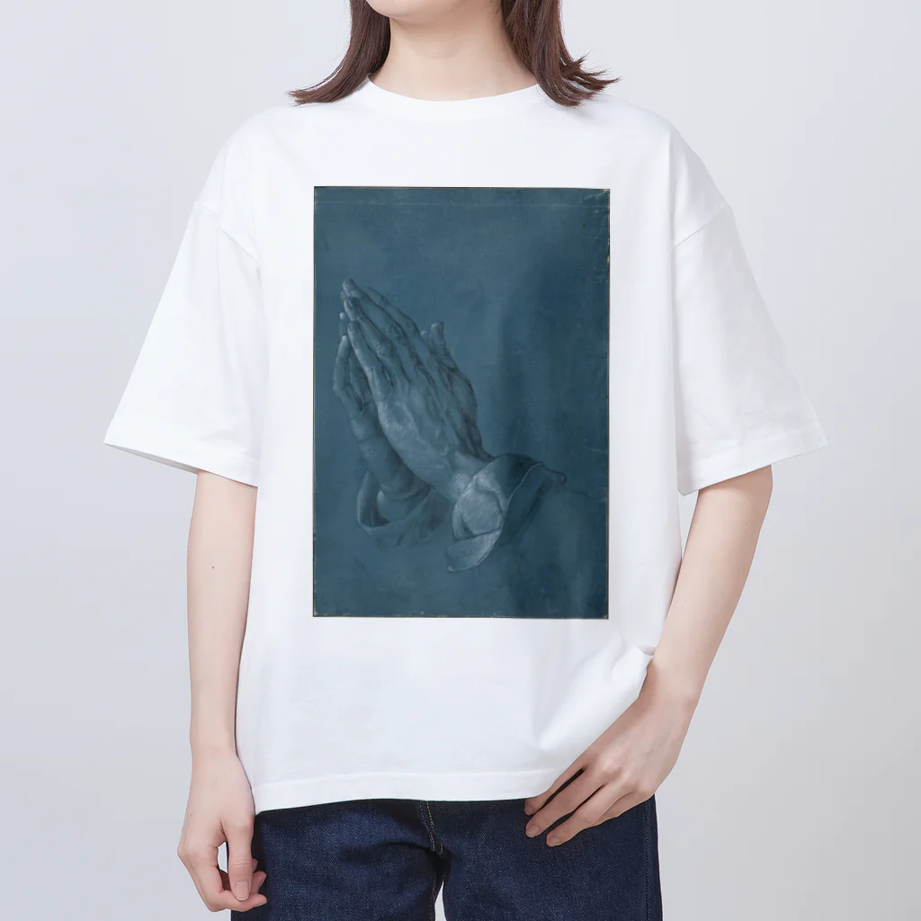 世界美術商店の祈る手 / Praying Hands オーバーサイズTシャツ