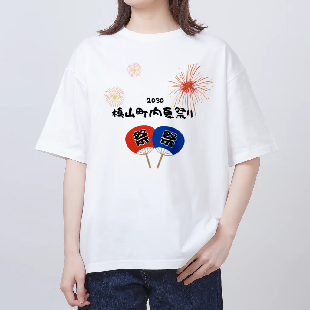 crescentの町内夏祭り オーバーサイズTシャツ