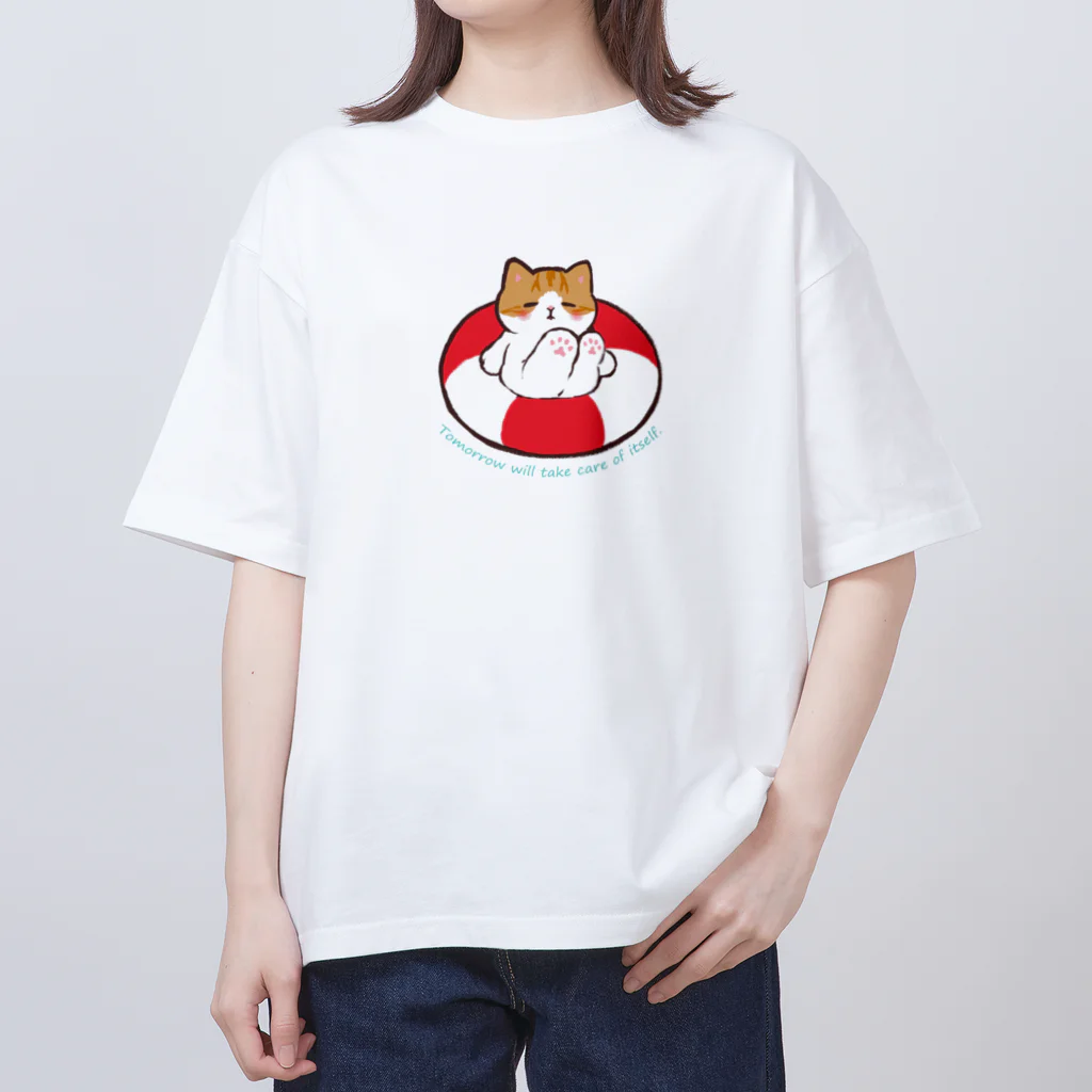 ふわにゃんshopの明日は明日の風が吹く オーバーサイズTシャツ