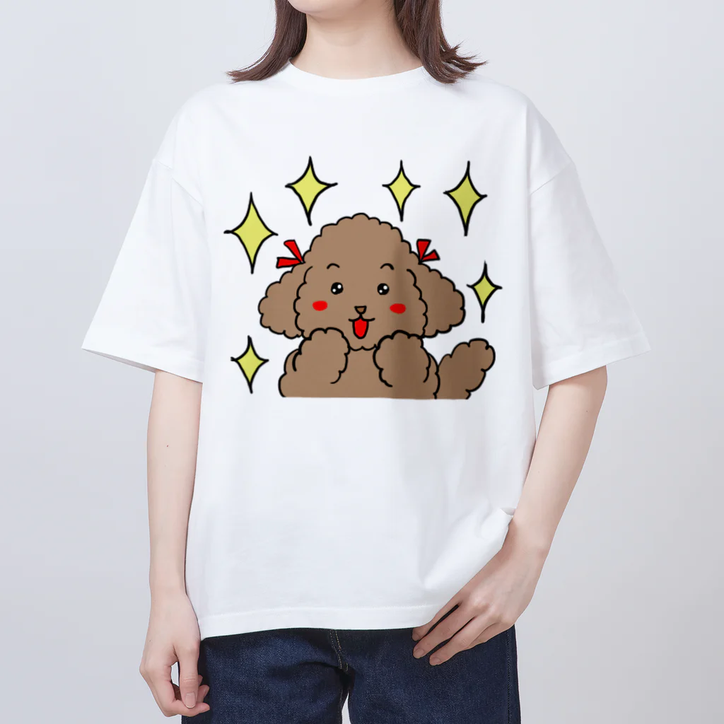 イヅミイラストのフワかわトイプー2 オーバーサイズTシャツ