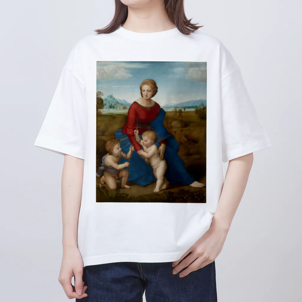 世界美術商店の牧場の聖母 / Madonna del Prato オーバーサイズTシャツ