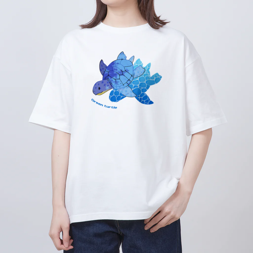 碧野屋のアオウミガメ オーバーサイズTシャツ