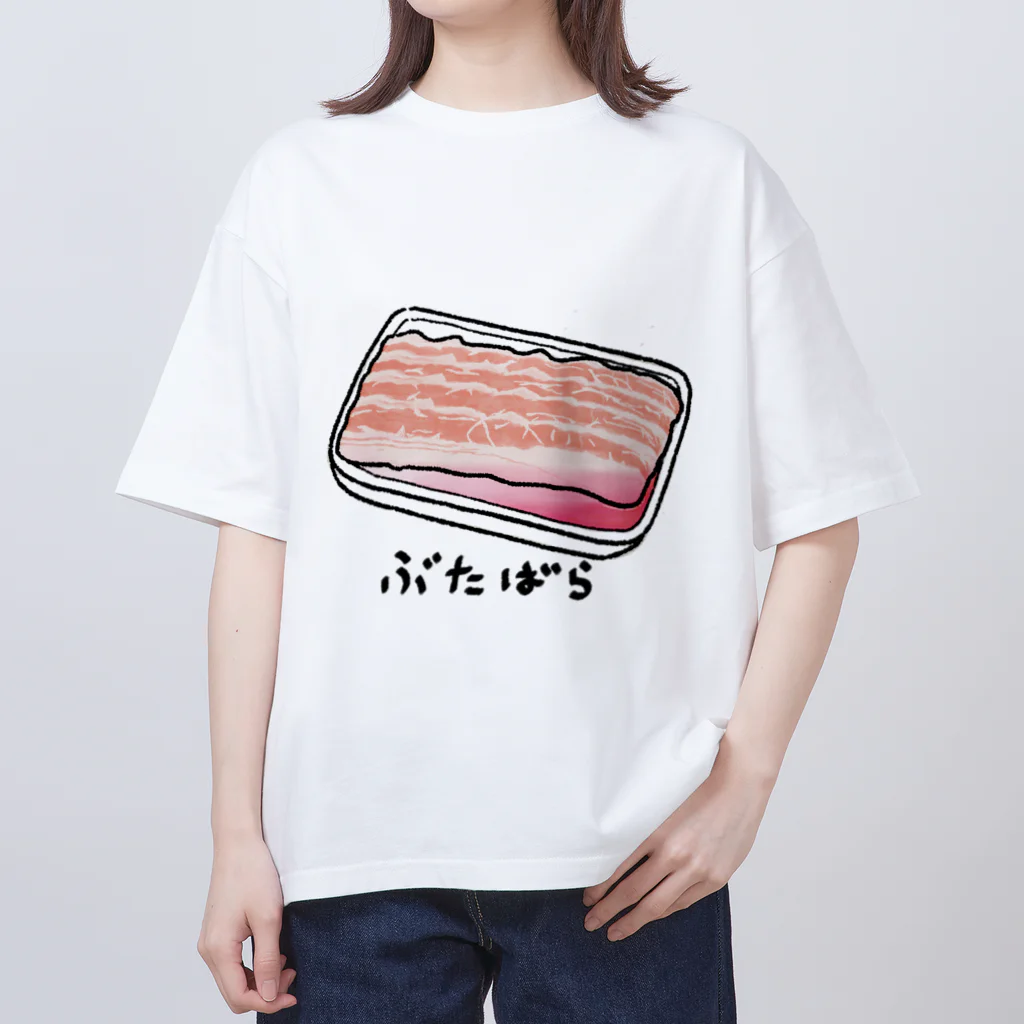 Illustrator タナカケンイチロウの豚バラ Oversized T-Shirt