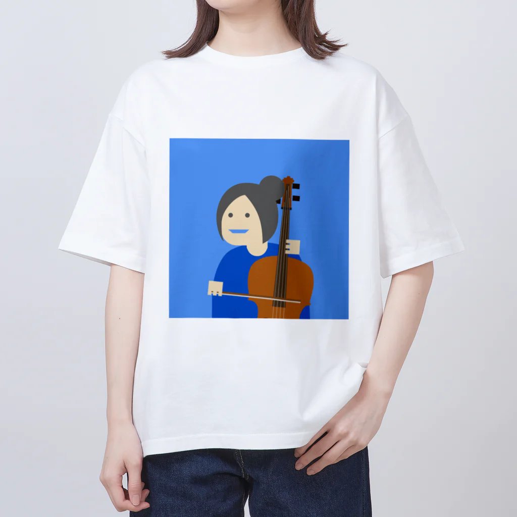 いまさしの意識が低いチェロ弾き Oversized T-Shirt