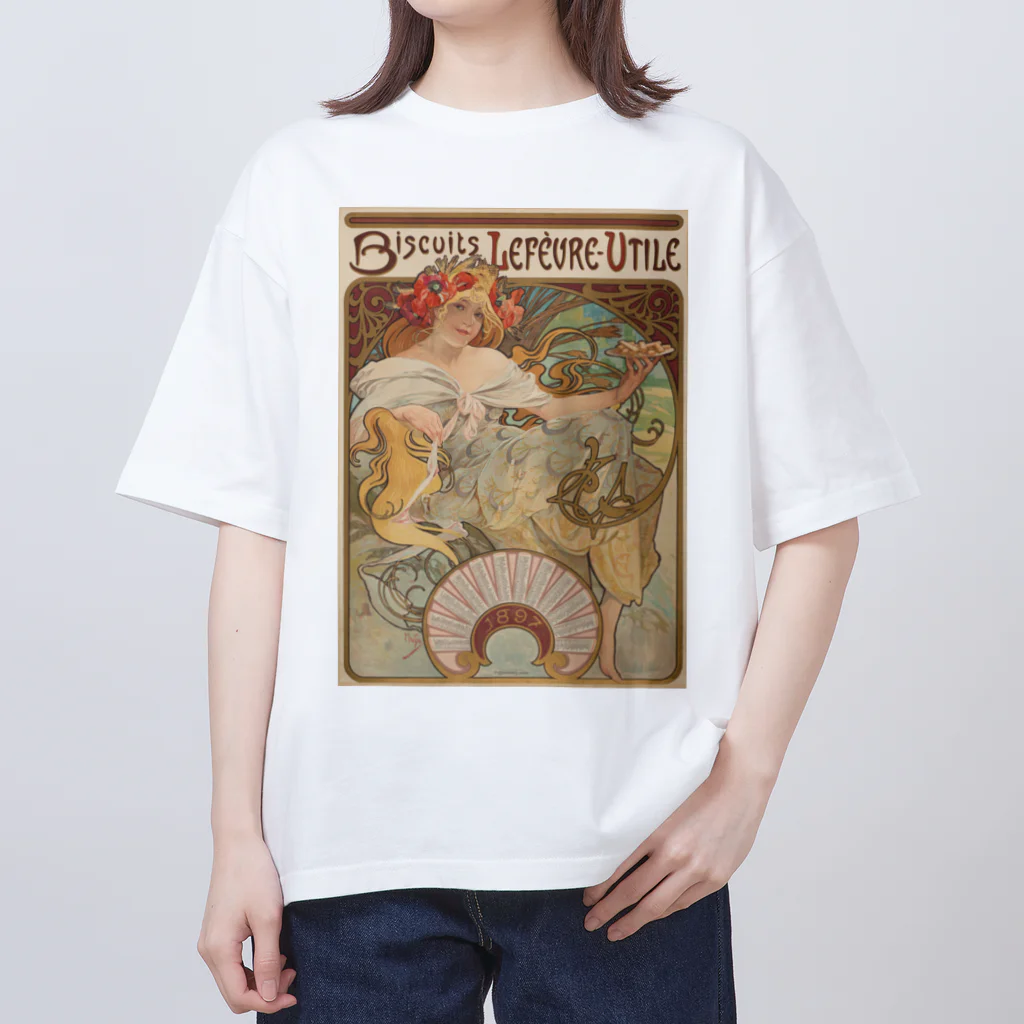 世界美術商店のルフェーヴル=ユティル・ビスケット / Biscuits Lefèvre-Utile Oversized T-Shirt