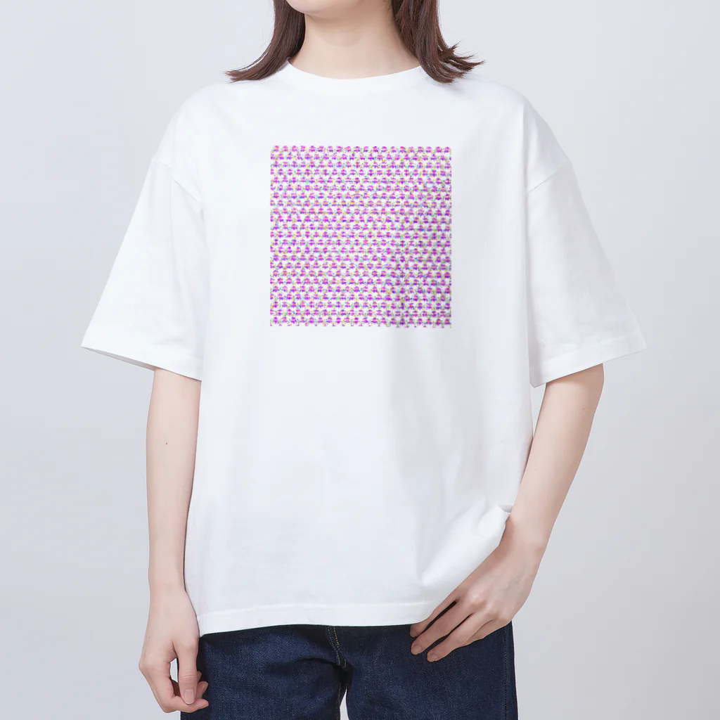 🍩tarojiro(たろじろ) shop🍩の墓暴キクラゲ模様 Oversized T-Shirt