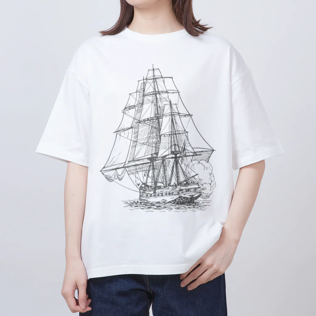 ToFu Creative Studioの帆船 オーバーサイズTシャツ