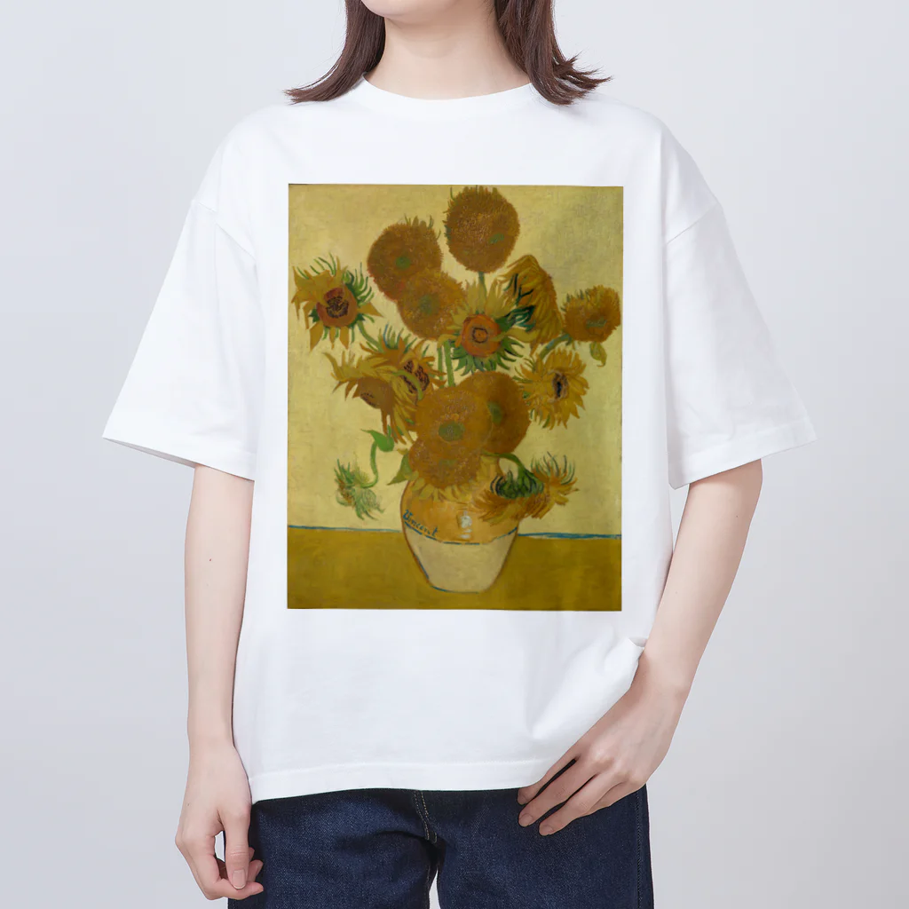 世界美術商店のひまわり / Sunflowers オーバーサイズTシャツ