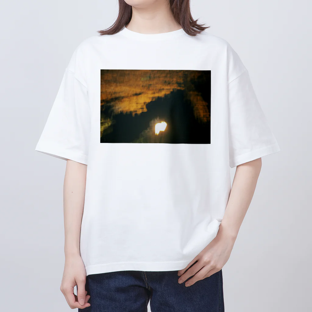 なつこ。の油絵のような写真Ｔシャツ Oversized T-Shirt