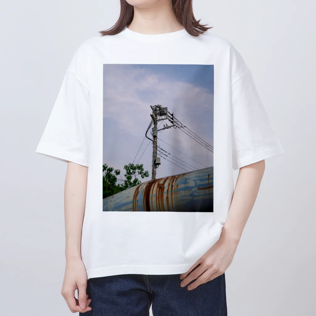 photographer_khjの電信柱 T-shirt オーバーサイズTシャツ