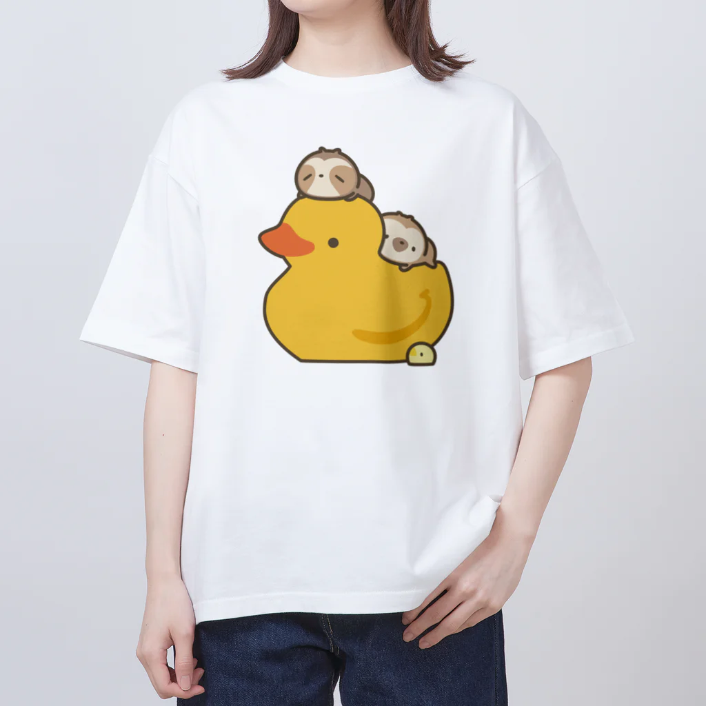 ただのなまけものの隊長といっしょ オーバーサイズTシャツ