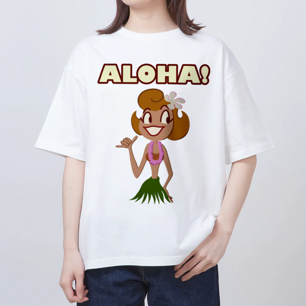 PPBOBBY13のALOHA Hula Girl Oversized T-Shirt