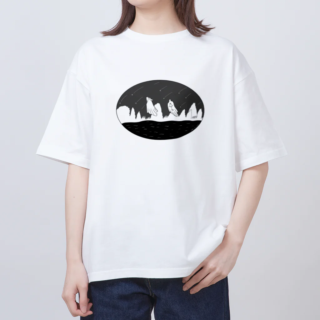 shibaminoruの湖上さんぽ Oversized T-Shirt