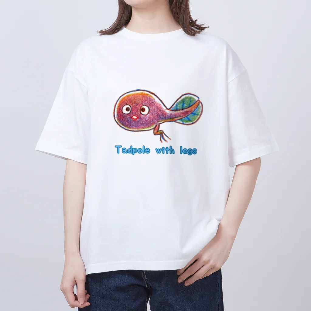 おいも。の足が生えたオタマジャクシくん オーバーサイズTシャツ