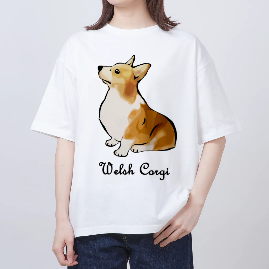 犬グッズの店しえるぶるーのコーギー　～犬種シリーズ～ Oversized T-Shirt