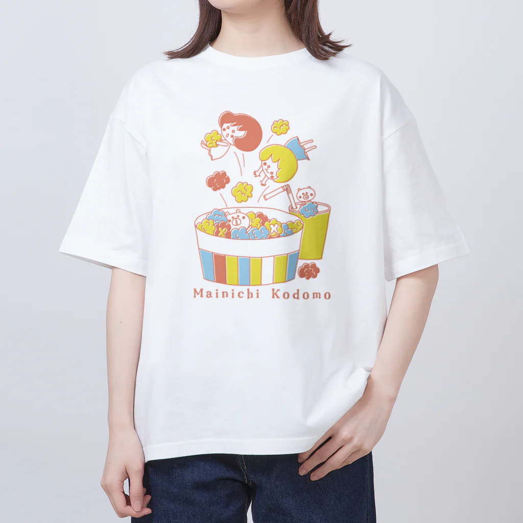 spicemachine-shopのMainichi kodomo popcorn オーバーサイズTシャツ