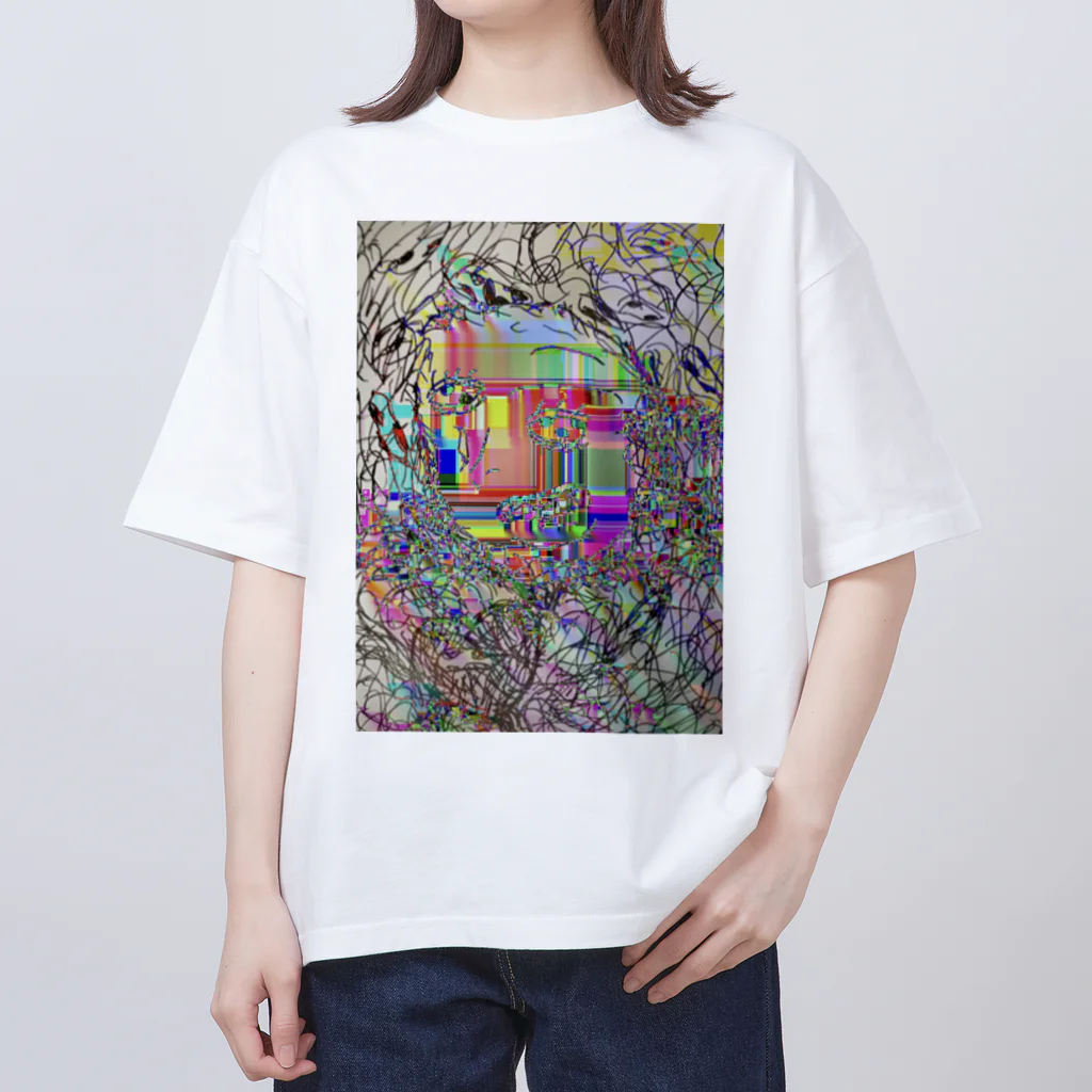 イカ飯の自画像 Oversized T-Shirt