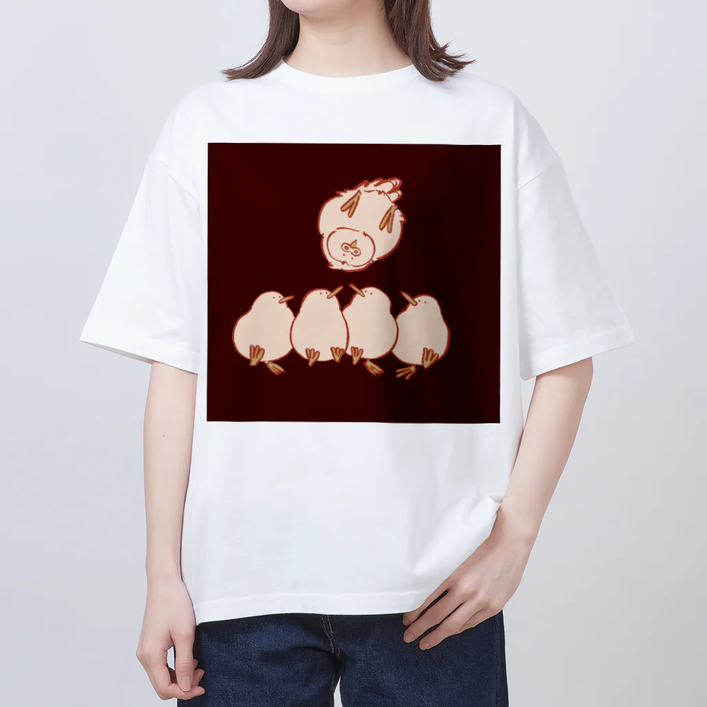 かかぽ亭のわっしょいカカポさん Oversized T-Shirt