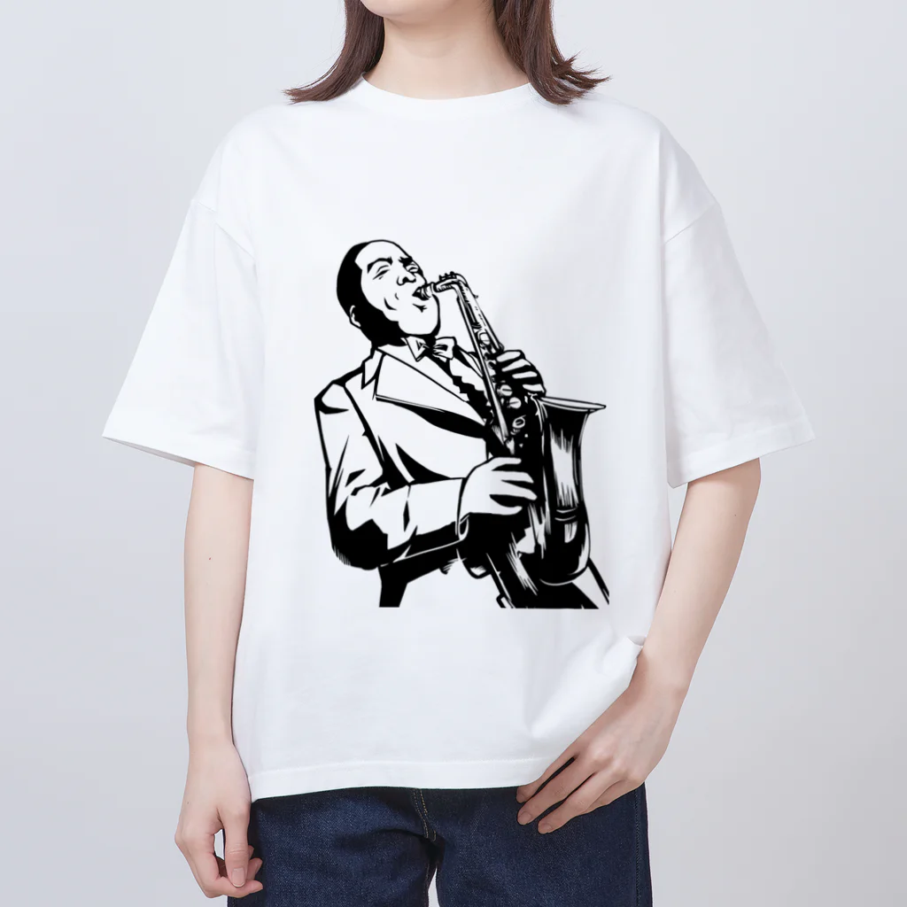 yukikazemoriの【JAZZ】Tシャツ Oversized T-Shirt