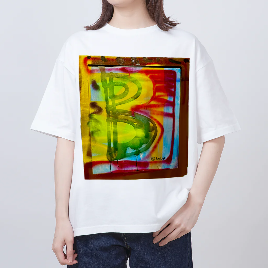 zzz7amのThisisＢ ))))<} オーバーサイズTシャツ