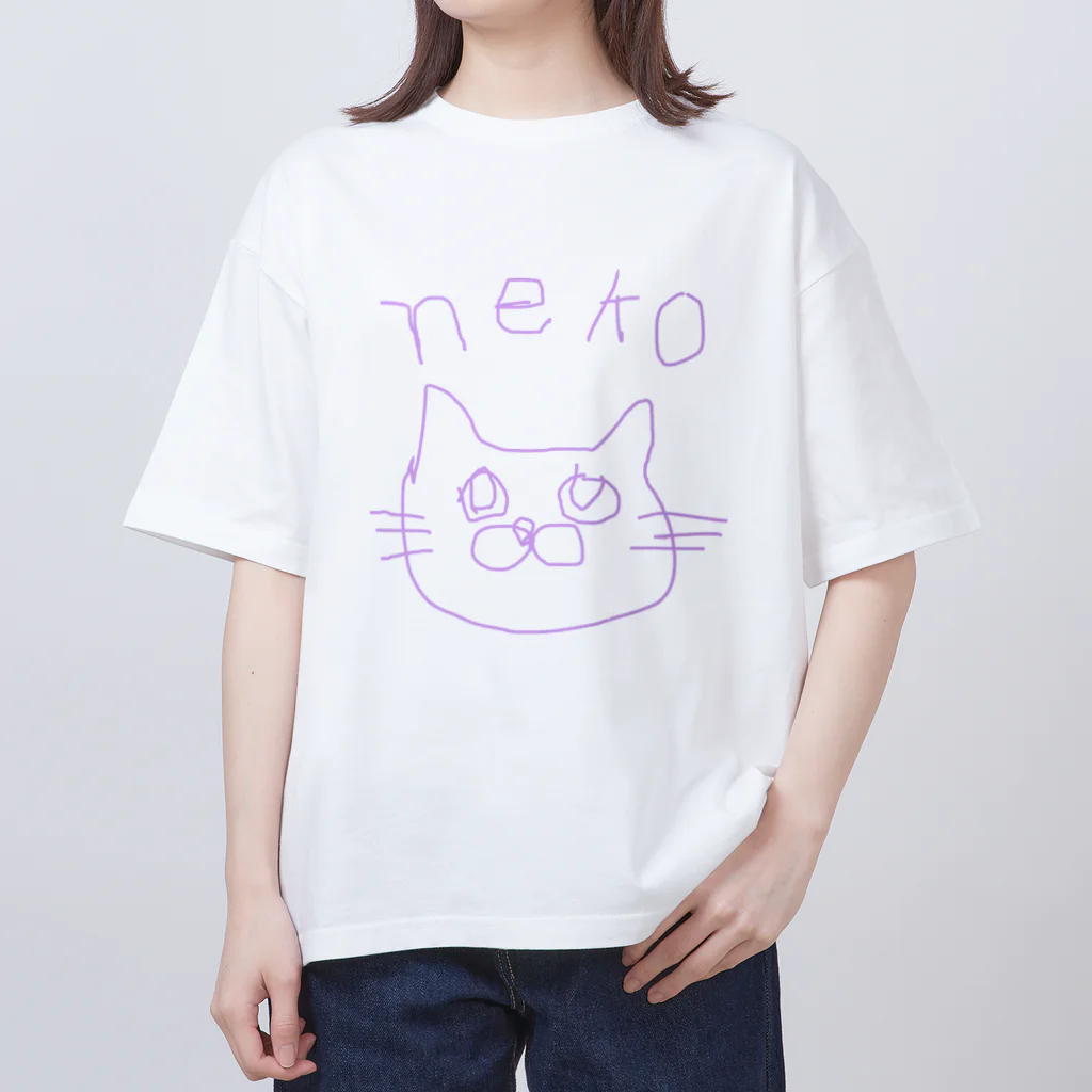 ゆるデザイン shopのゆるにゃんこ オーバーサイズTシャツ