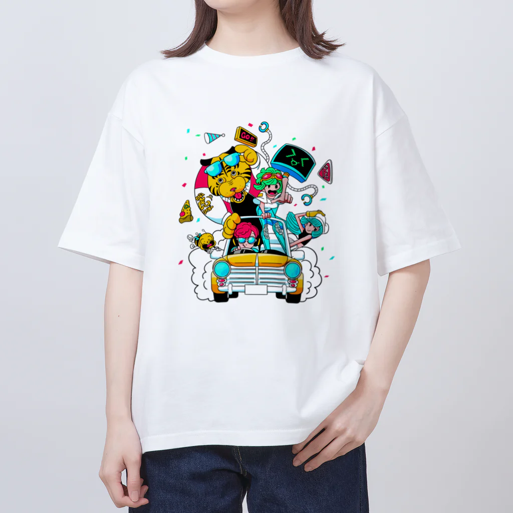 蜂の巣のレッツらゴーゴー! オーバーサイズTシャツ