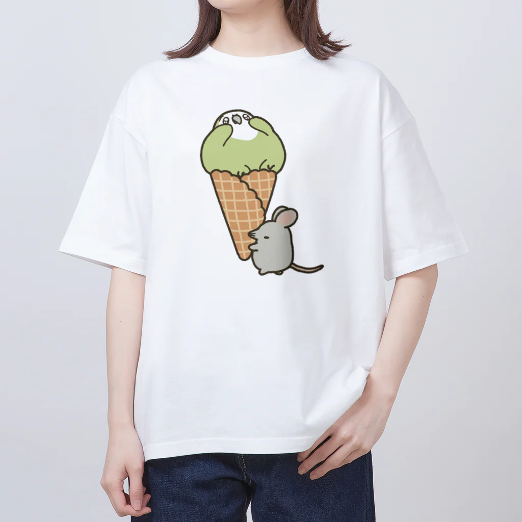 カカポのかぽぽのメロン味 オーバーサイズTシャツ