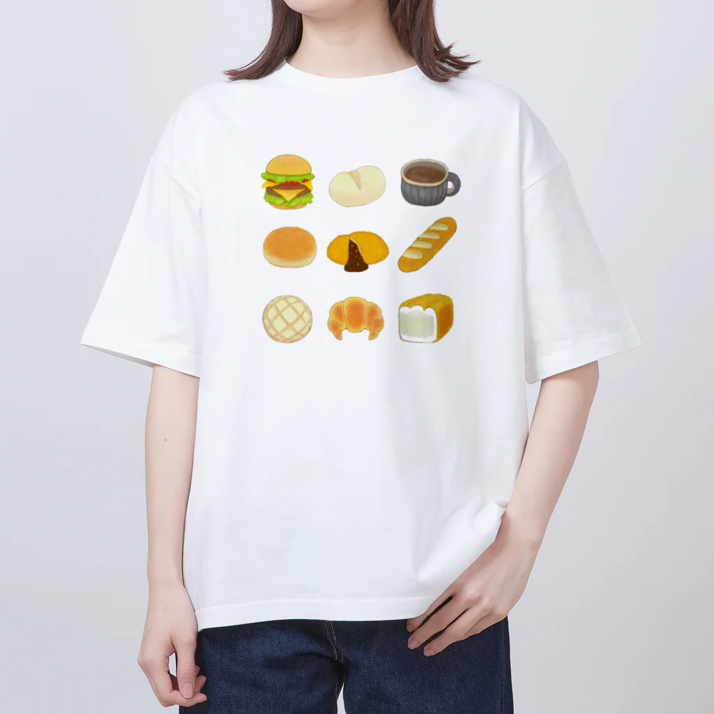 yuuhiのおみせの焼きたてパンとコーヒー オーバーサイズTシャツ