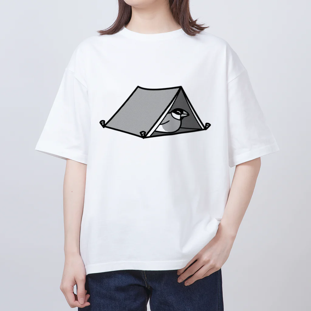 たかはらのキャンプ中の桜文鳥 Oversized T-Shirt