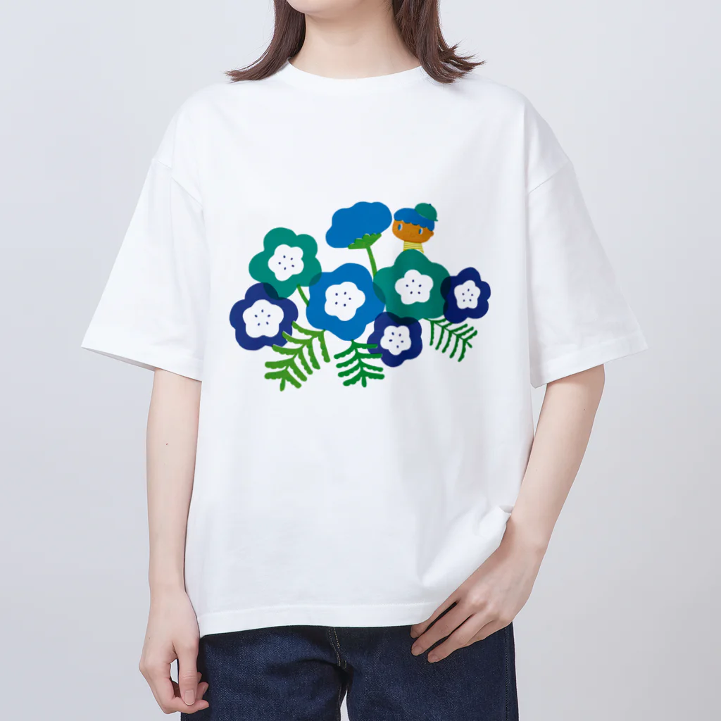 マヨマカ社のネモフィラボーイ オーバーサイズTシャツ