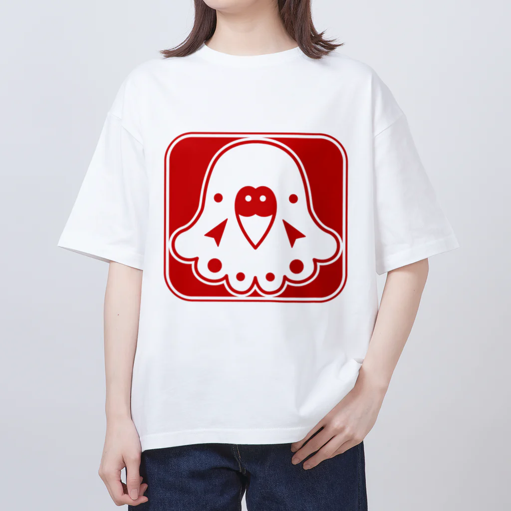 ヨロ吉のレトロなセキセイインコ Oversized T-Shirt