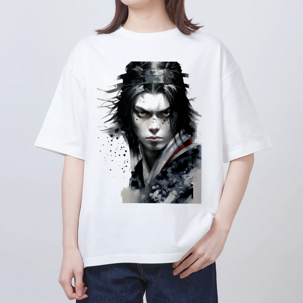 News US Suzuri Storeの侍 サムライアート 其の参 オーバーサイズTシャツ