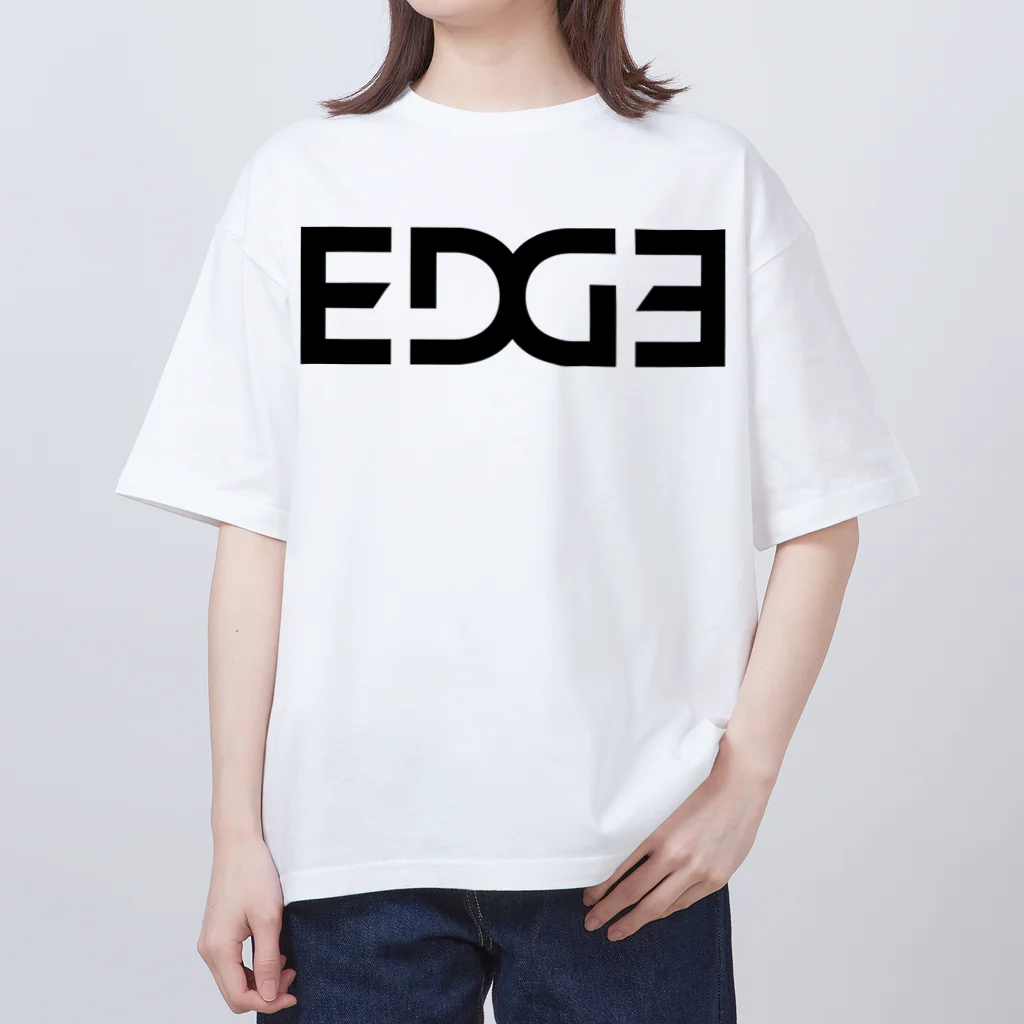 hakonedgeのEDGE(BLACK) オーバーサイズTシャツ