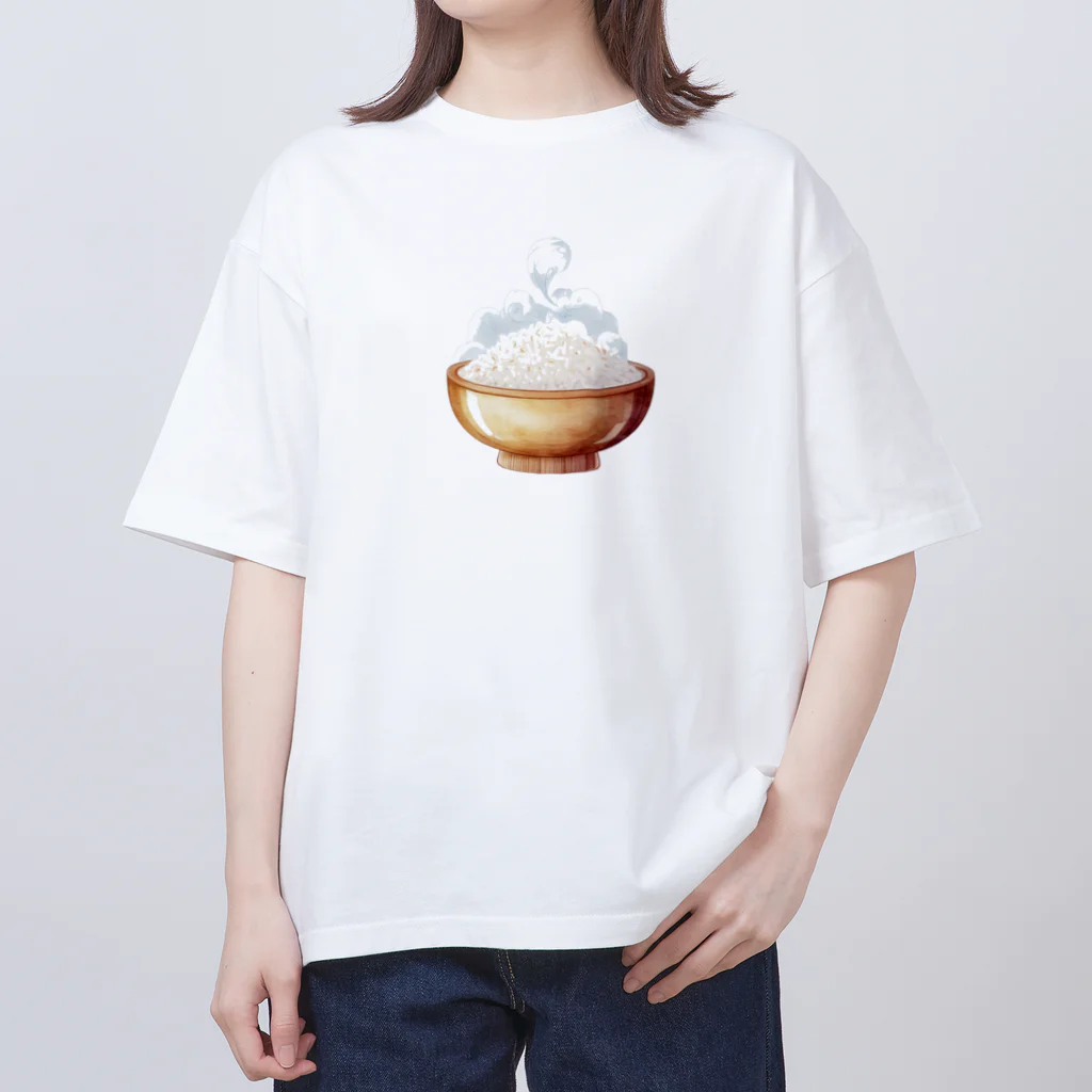 ふりかけのお椀に入ったご飯🍚 Oversized T-Shirt