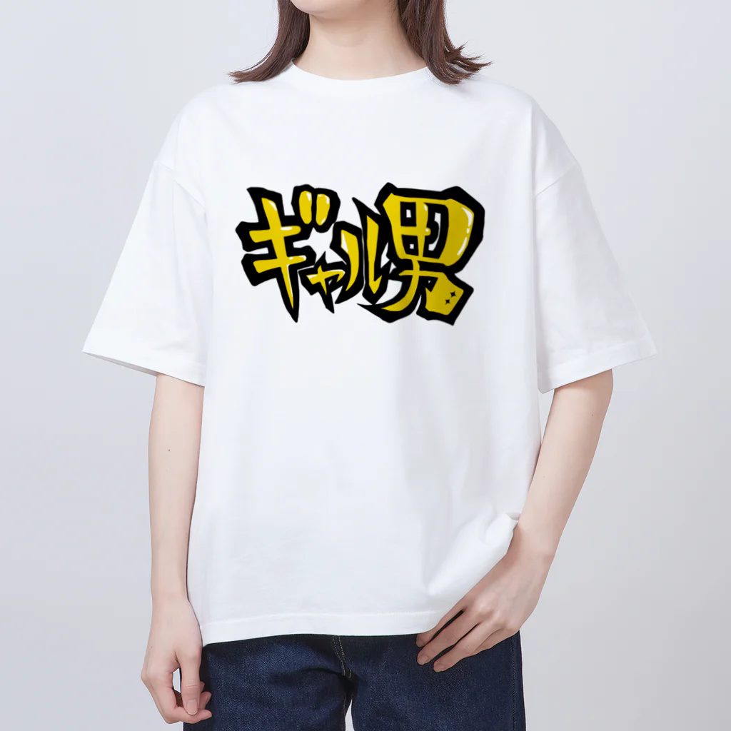 月と城のギャル男 オーバーサイズTシャツ