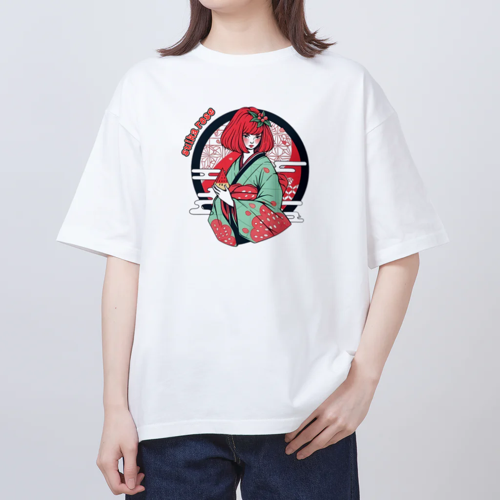 choujirou-Gameのスイカローズ オーバーサイズTシャツ