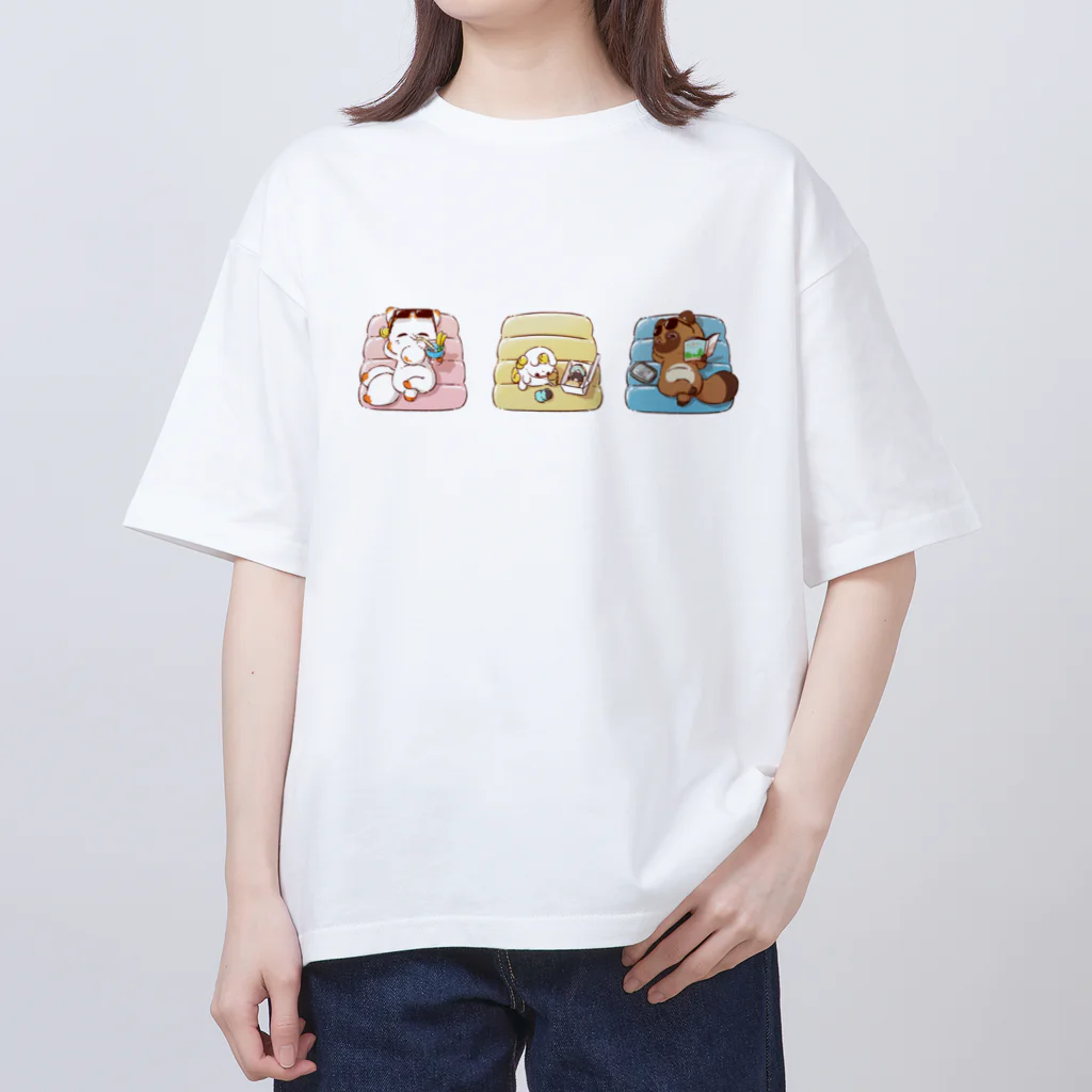 てnこSHOPの夏満喫中 Oversized T-Shirt