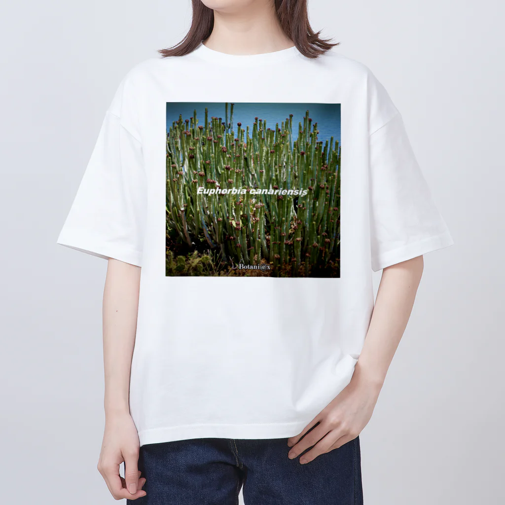 botaniaxのユーフォルビア・カナリエンシス Oversized T-Shirt