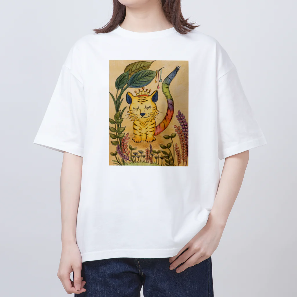 suuのカラフルとら オーバーサイズTシャツ