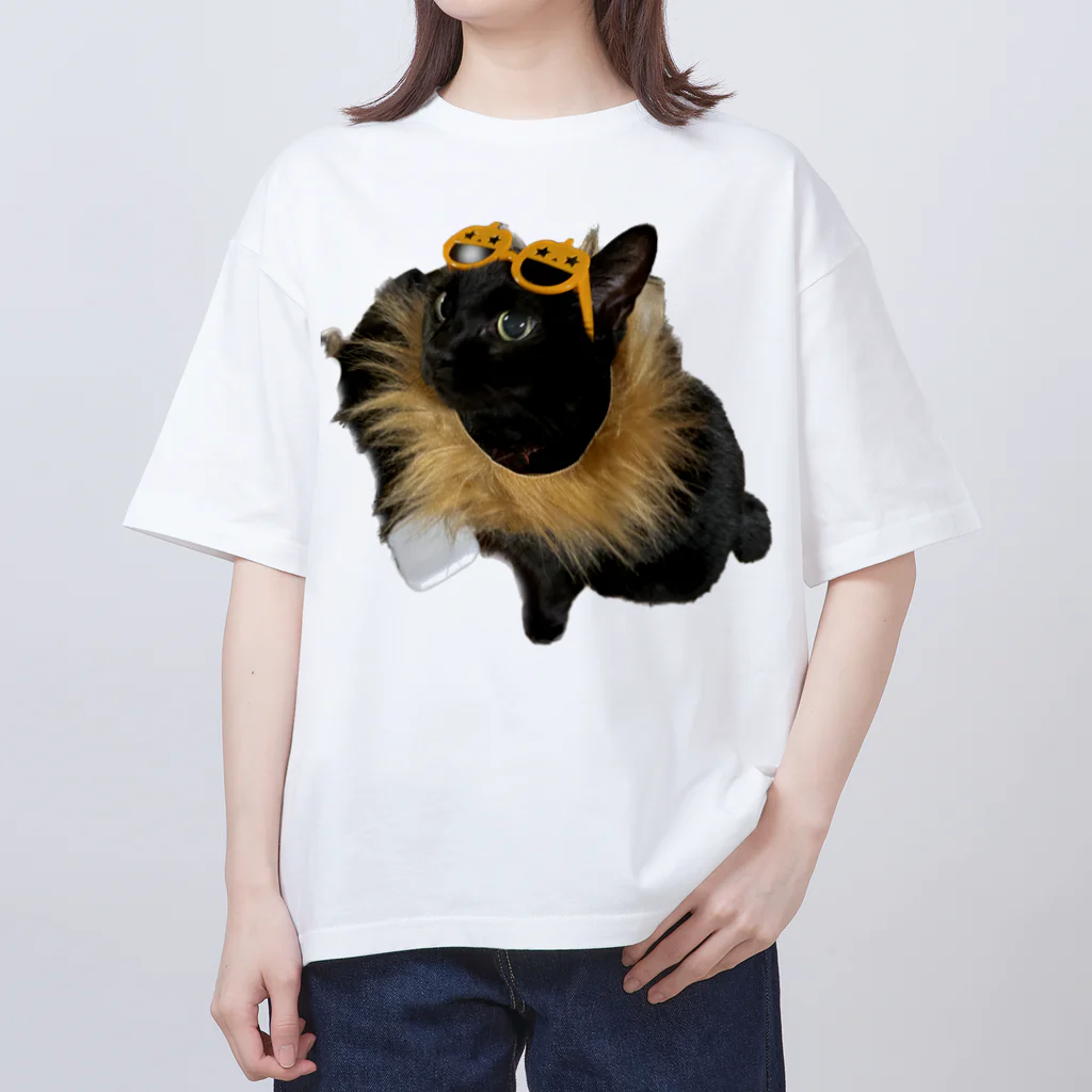 いくママ 猫との毎日のパリピイクラ オーバーサイズTシャツ