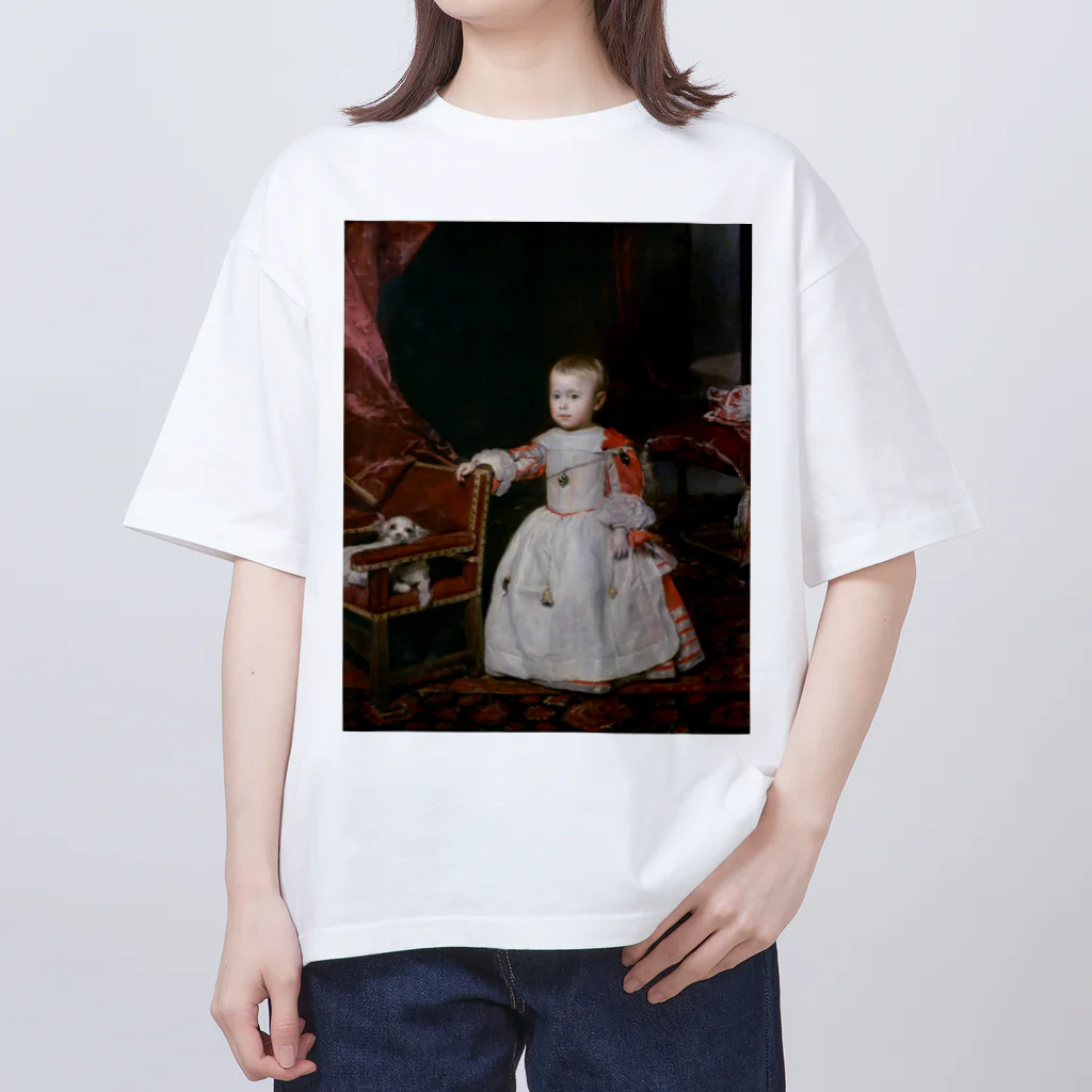 世界美術商店の皇太子フェリペ・プロスぺロの肖像 / Portrait of Prince Philip Prospero Oversized T-Shirt