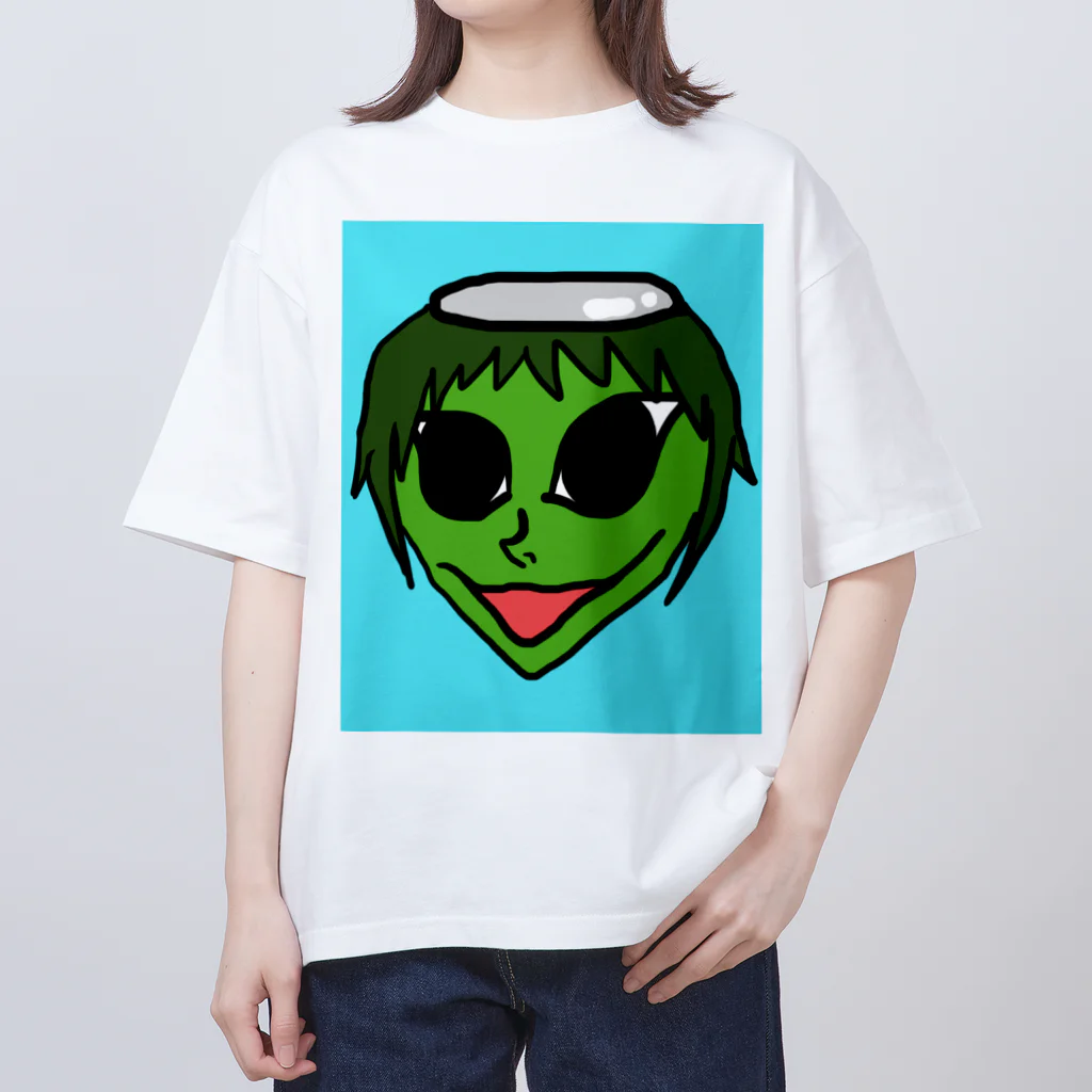 ぷりてぃーくりーちゃーずのチャラいカッパ Oversized T-Shirt