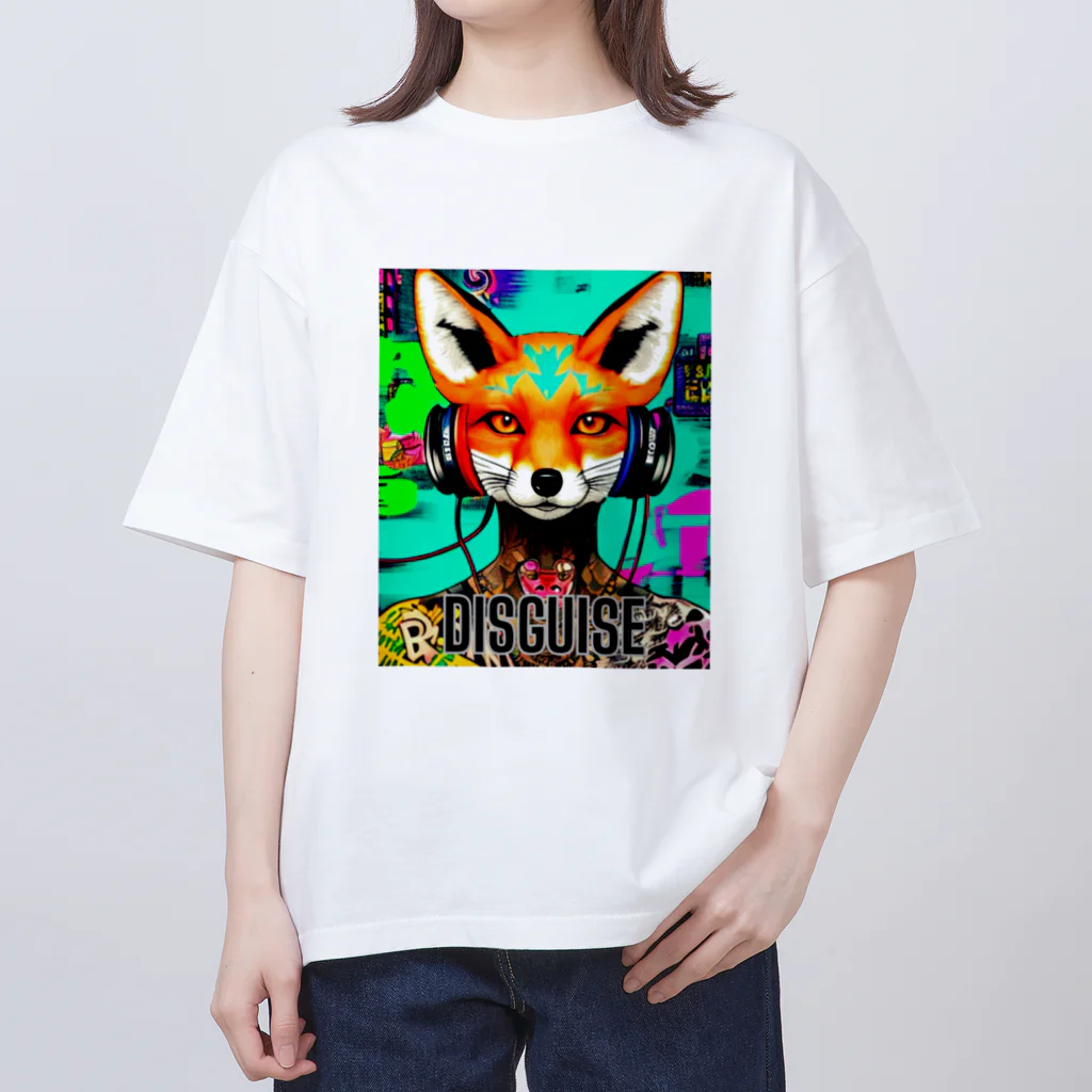 Sawajin Art CollectionのDISGUISED FOX #1 オーバーサイズTシャツ