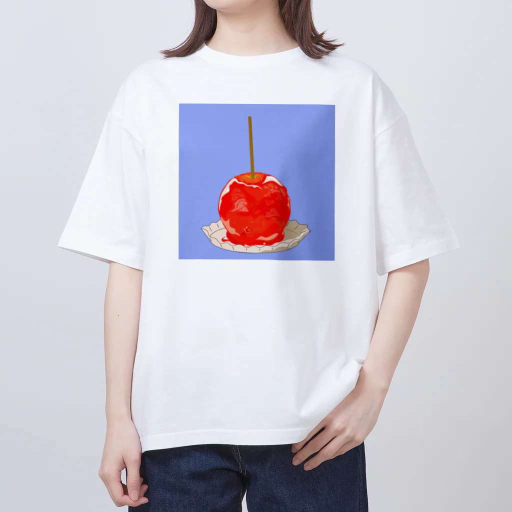 SHIROGAMI / NFT Artistの祭りの映えクイーンりんごあめちゃん Oversized T-Shirt