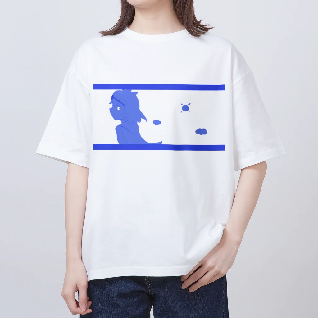 あおぞらぜしあのあおぞらシャツ Oversized T-Shirt