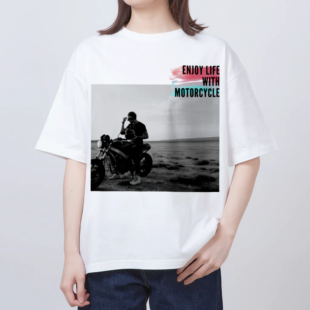 nijiiro-kujiraのバイクライフを楽しむシリーズ Oversized T-Shirt